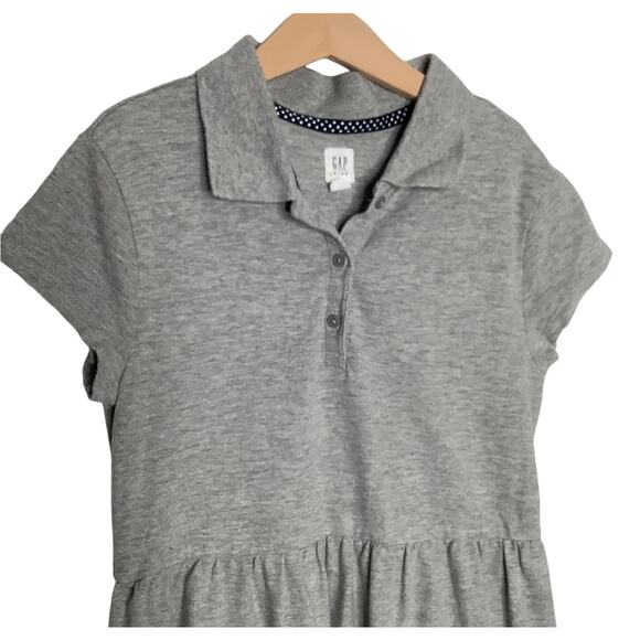 Gap Gray Polo Uniform Shirt Dress Bundle Of Two Large 10 - Picture 3 of 13